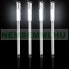 Solar garden lamp that can be inserted into the ground, 4-piece LED solar lamp with twilight sensor