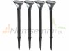 Solar garden lamp that can be inserted into the ground, 4 motion sensor solar lamps with cold white light