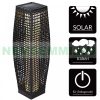 Polirattan solar garden lamp 50 cm high outdoor solar lighting