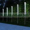 Solar garden lamp that can be inserted into the ground, set of 5 solar lamps
