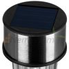 Solar garden lamp that can be inserted into the ground, 8-piece colored solar lamp, stainless steel