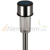 Solar garden lamp that can be inserted into the ground, 8-piece colored solar lamp, stainless steel