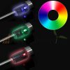 Solar garden lamp that can be inserted into the ground, 8-piece colored solar lamp, stainless steel