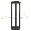 Solar garden lamp, outdoor floor lamp 10 hours of operation, waterproof 12.5x12.5x50 cm, black