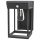 Solar garden wall lamp with motion sensor 14x24x24 cm black outdoor lighting