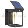 Solar garden wall lamp with motion sensor 14x24x24 cm black outdoor lighting