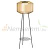 Solar garden lamp outdoor lighting polyrattan lamp solar and USB automatic switching on brown-black