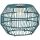 Poly Rattan Solar Garden Light Green Outdoor Solar Lighting Sphere Floor Lamp with 8 Hours Lighting Time