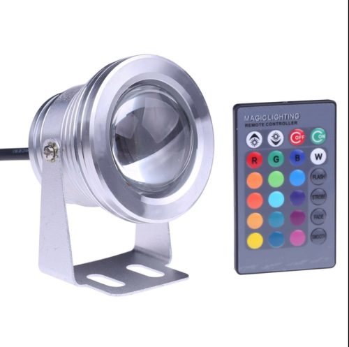 Color LED lamp 12V 10W LED rain and dust protected outdoor design DC spotlight IP65