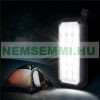 Napelemes powerbank 8000 mA akkumulátoros telefontöltő, ütés és csepp álló, beépített akkumulátorra