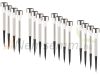 Led solar lamp that can be inserted into the ground 12 pcs path lighting with twilight sensor solar garden lamp