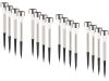 Led solar lamp that can be inserted into the ground 16 pcs path lighting with twilight sensor solar garden lamp