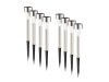 LED solar lamp that can be inserted into the ground 8 pcs path lighting with twilight sensor solar garden lamp 