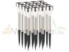 LED solar lamp that can be inserted into the ground 8 pcs path lighting with twilight sensor solar garden lamp 