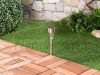 LED solar lamp that can be inserted into the ground 8 pcs path lighting with twilight sensor solar garden lamp 