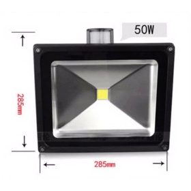   Mozgásérzékelős LED lámpa 12V 50W kültéri fényvető, fényszóró