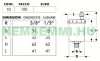 Automatic solar vent valve for solar collector system made of stainless steel 1/2" threaded connector