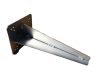 Collapsible solar shower holder. Steel base for garden shower