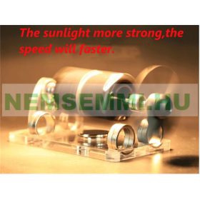   Napelemmel működő levitációs játék motor lebegő bemutató szolár oktató modell légcsavarral