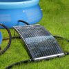 Pool heater solar panel 110x69x14cm pool heater anthracite solar collector solar collector solar heating
