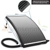 Pool heater solar panel 110x69x14cm pool heater anthracite solar collector solar collector solar heating