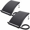 Pool heating solar panel set of 2 110x69x14cm pool heating anthracite solar collector solar collector solar heating