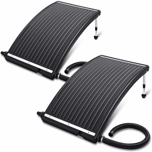 Pool heating solar panel set of 2 110x69x14cm pool heating anthracite solar collector solar collector solar heating