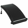 Medence fűtő szolár panel 2 darabos szett 110x65x7cm medencefűtés antracit napkollektor napkollektor solar fűtés