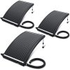 Pool heating solar panel set of 3 110x69x14cm pool heating anthracite solar collector solar collector solar heating