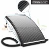 Pool heating solar panel set of 3 110x69x14cm pool heating anthracite solar collector solar collector solar heating