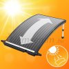 Pool heating solar panel set of 3 110x69x14cm pool heating anthracite solar collector solar collector solar heating