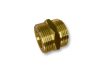 Extra thick common screw 3/4"-3/4"" KK external thread brass threaded fitting for INOX pipes specially recommended