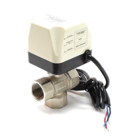   Motoros szelep 3 járatú szelep zónaszelep 220V DN20 26.9mm 3/4"