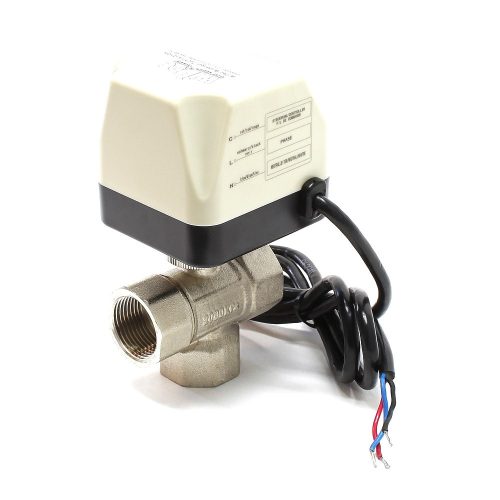Motorized valve 3-way valve zone valve 220V DN20 26.9mm 3/4"
