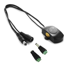 12 V és  24 V mozgásérzékelő PIR relé szenzor