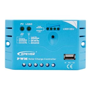   12V 5A Napelem töltésvezérlő extra USB csatlakozás PWM vezérlés