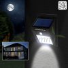 2 db napelemes mozgásérzékelős fali lámpa 4W 12 SMD LED beépített akkumulátorral mozgásérzékelővel