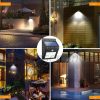 Napelemes mozgásérzékelős fali lámpa 4W 20 SMD LED beépített akkumulátorral mozgásérzékelővel