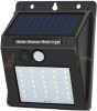 Napelemes mozgásérzékelős fali lámpa 4W 20 SMD LED beépített akkumulátorral mozgásérzékelővel