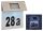 Solar lamp house number stainless outdoor design LED line lighting Waterproof