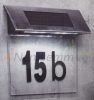 Solar lamp house number stainless outdoor design LED line lighting Waterproof 