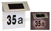 Solar lamp house number stainless outdoor design LED line lighting Waterproof 