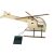 Napelemes helikopter fa modell - napelem cella hajtja a propellert.