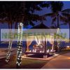 Solar lamp light string led strip 10 meters 100 pcs cold white battery waterproof light rope