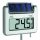 Solar garden thermometer outdoor design, large digital display