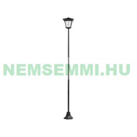   Napelemes kandeláber kerti lámpa napelemmel 200 cm beépített akkumulátorral
