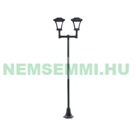   Napelemes kandeláber kerti lámpa napelemmel 185 cm 2 x 0,18W beépített akkumulátorral