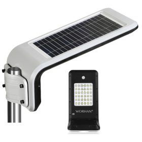   Napelemes lámpa 1000 lumen mozgásérzékelős szolár lámpa 10W 40 m2 megvilágítási terület