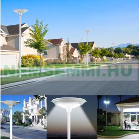   Napelemes kerti lámpatest 10 világítási üzemmóddal, mozgásérzékelős szolár lámpa távirányítóval