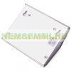 Solar wall lamp outdoor design, flat shape, stainless steel LED lighting. Waterproof and bird-proof design
